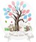 Gender Reveal Fingerprint Tree, Boy or Girl Gender Reveal Party Game,Baby Shower Guest Book Party Ideas, Gender Reveal Acrylic Keepsake